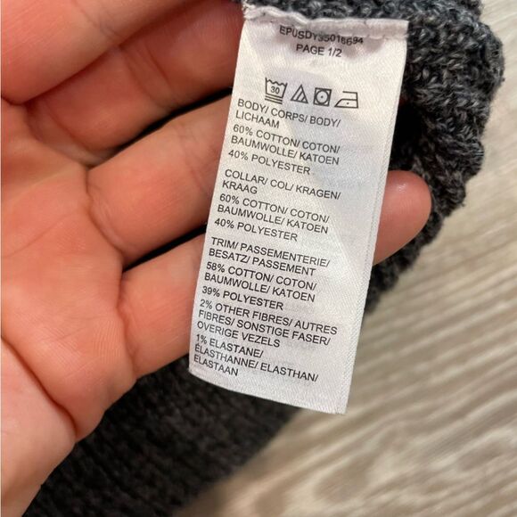 Black Brown 1826 Men's Classic Ragg Cotton Knit Sweater Crewneck XXL - Picture 10 of 11